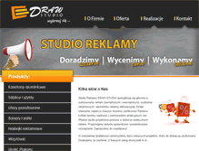 Tablet Screenshot of drawstudio.pl